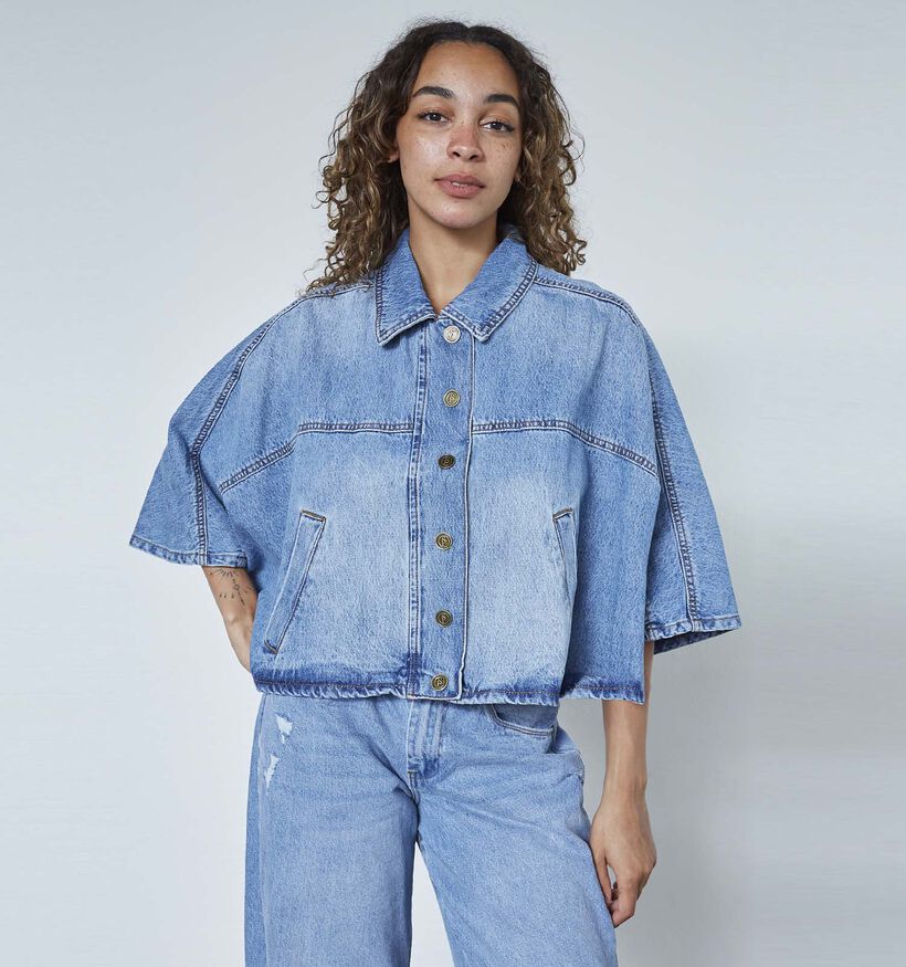 Sisters Point Felka Blauw Jeanshemd voor dames (374891)