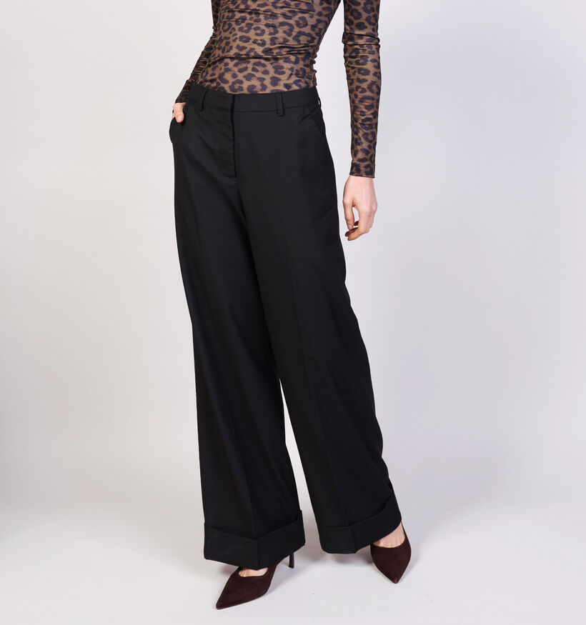 Vila Vigilja Pantalon classique en Noir pour femmes (372345)