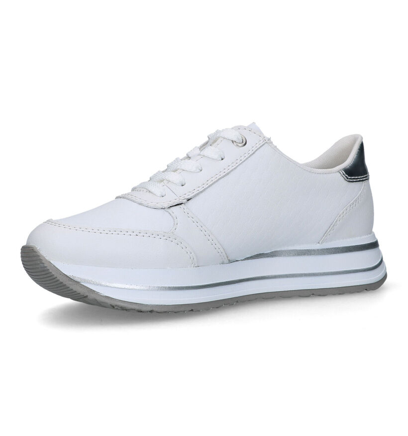 Rieker Witte Sneakers voor dames (320231) - geschikt voor steunzolen