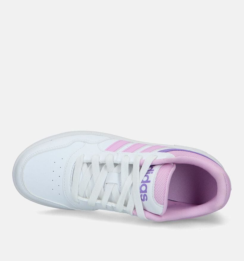 adidas Hoops 3.0 CF Baskets en Blanc pour filles (326928) - pour semelles orthopédiques