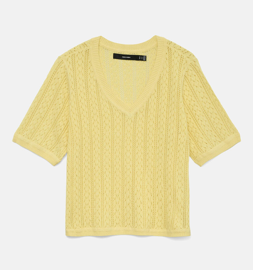 Vero Moda Lux Light 2/4 Gele Trui voor dames (369398)