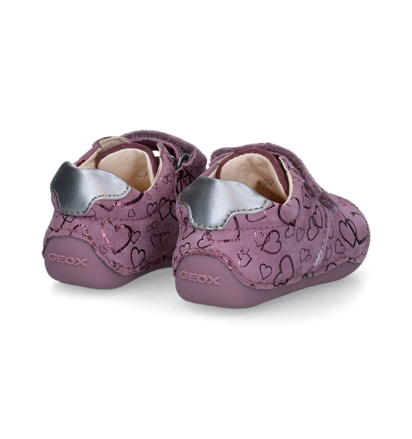 Geox Tutim Chausures pour bébé en Rose pour filles (317610) - pour semelles orthopédiques