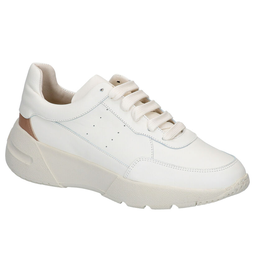 March23 Alecro Witte Sneakers in leer (270000)