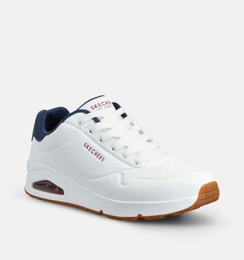 Skechers Memory Foam Low Baskets Noir/Blanc/Bleu/Vert/Gris