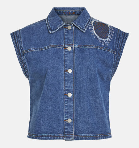 Blouse bleu
