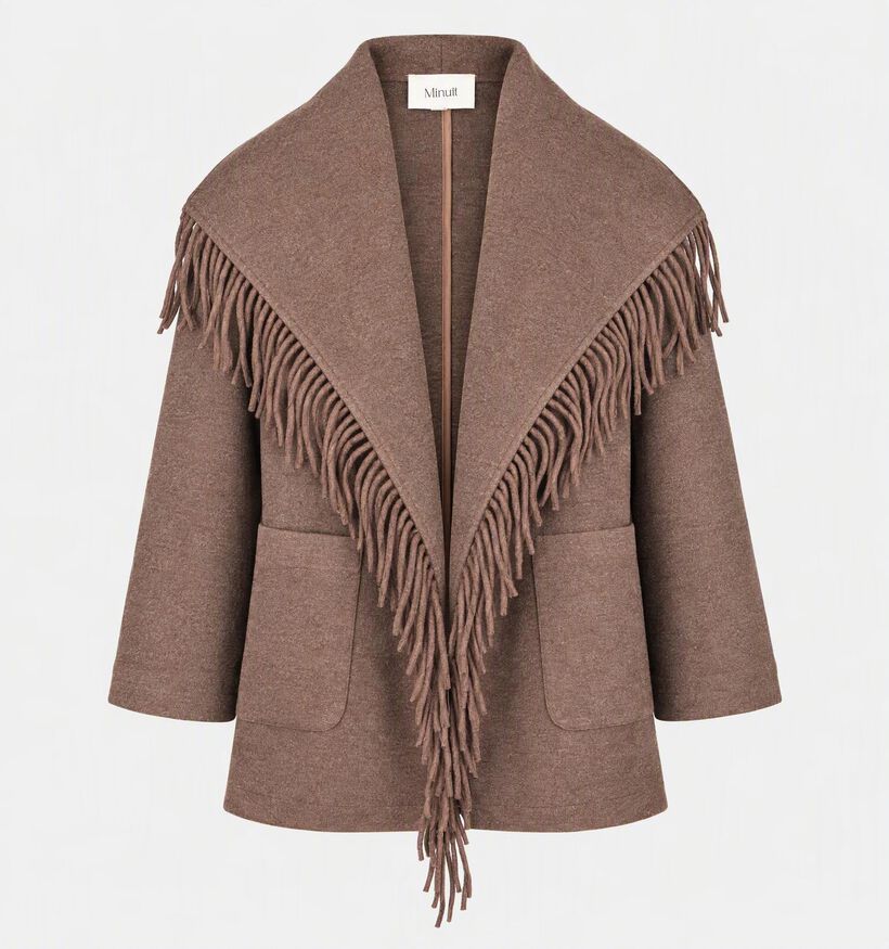 Minuit Douze Tzigane Manteau en Marron pour femmes (381868)