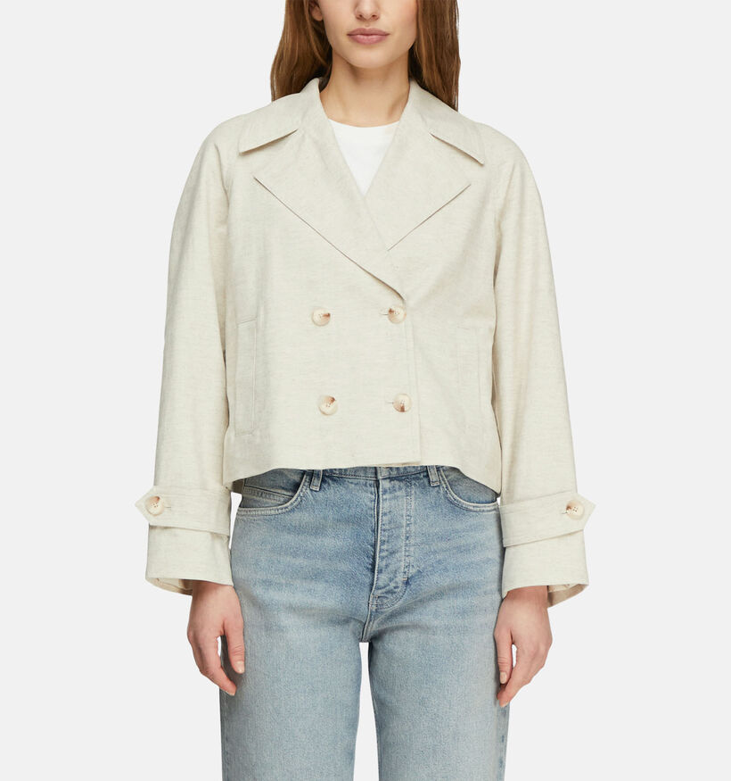 comma Manteau court en Beige pour femmes (373146)