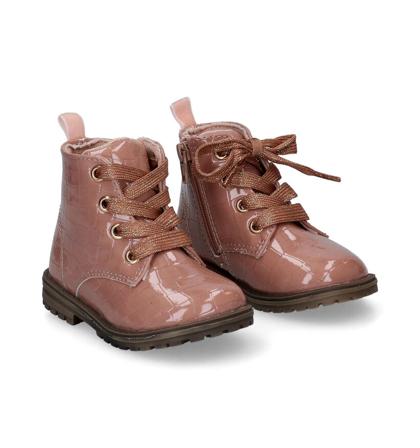 Milo & Mila Boots pour bébé en Rose foncé pour filles (313586)