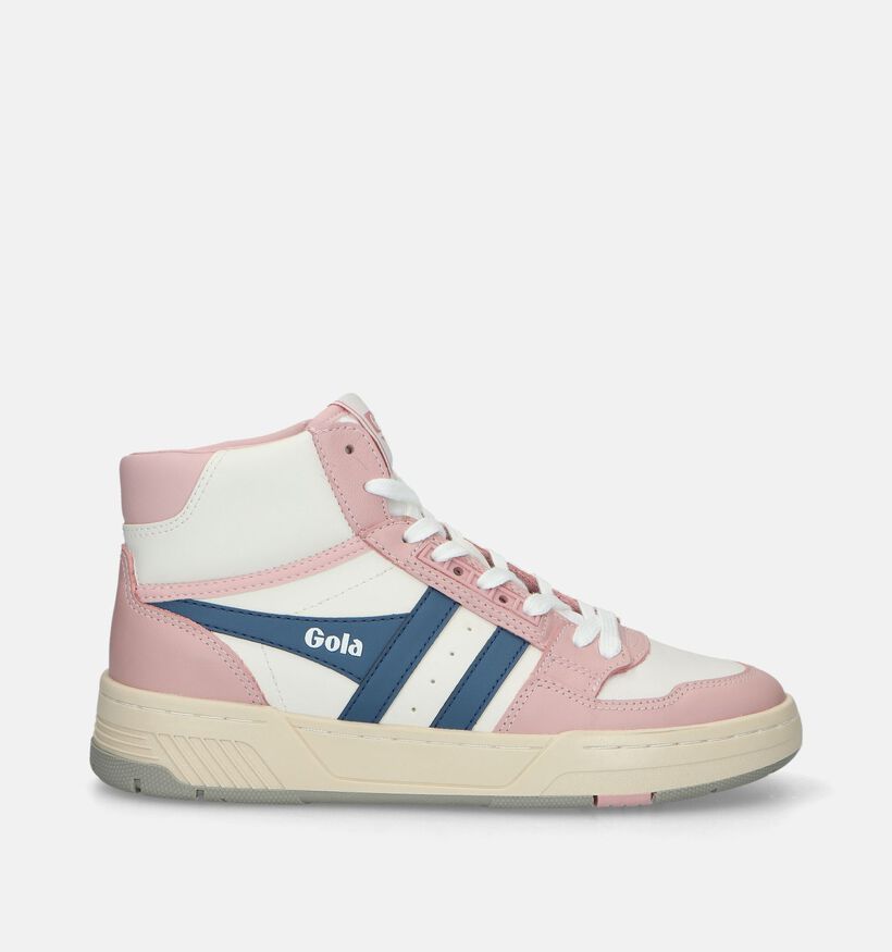 Gola Challenge High Baskets en Blanc pour femmes (328597) - pour semelles orthopédiques