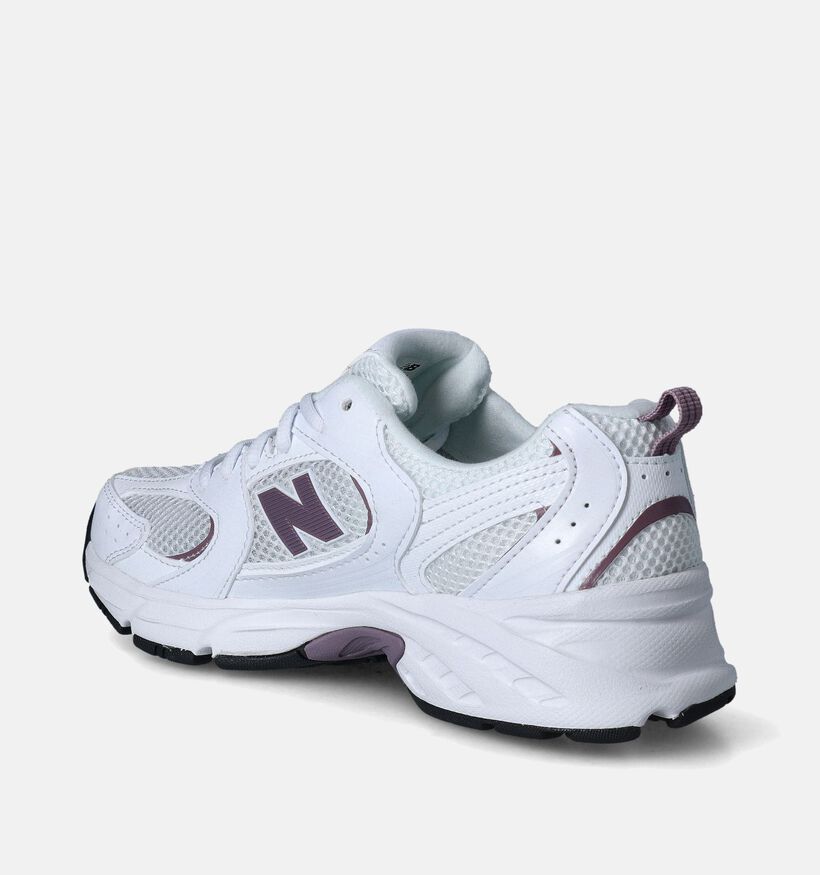 New Balance GR 530 Baskets en Argent pour filles, garçons (350580) - pour semelles orthopédiques