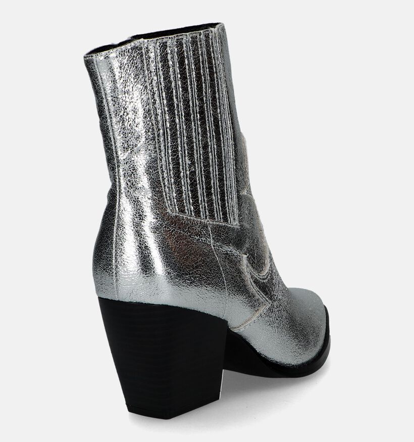 La Strada Bottines à talons en Argent pour femmes (332023)