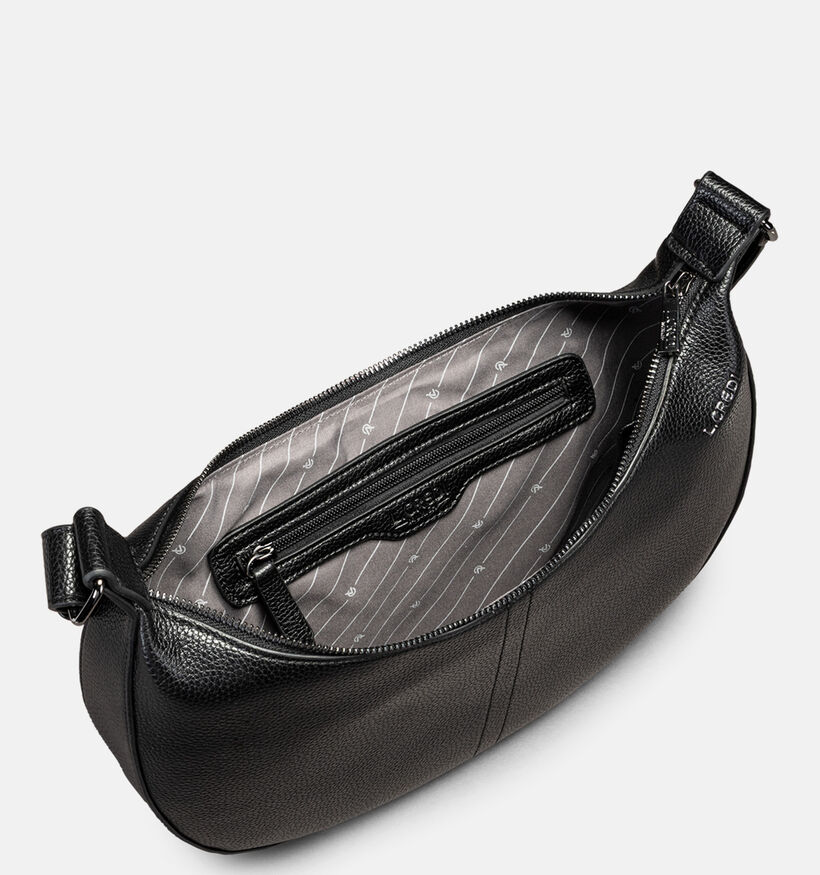 L.Credi Satine Sac port&eacute; crois&eacute; en Noir pour femmes (379599)