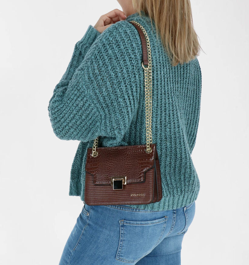 Bulaggi Liatris Vegan Bruine Crossbody Tas in kunstleer (290912)