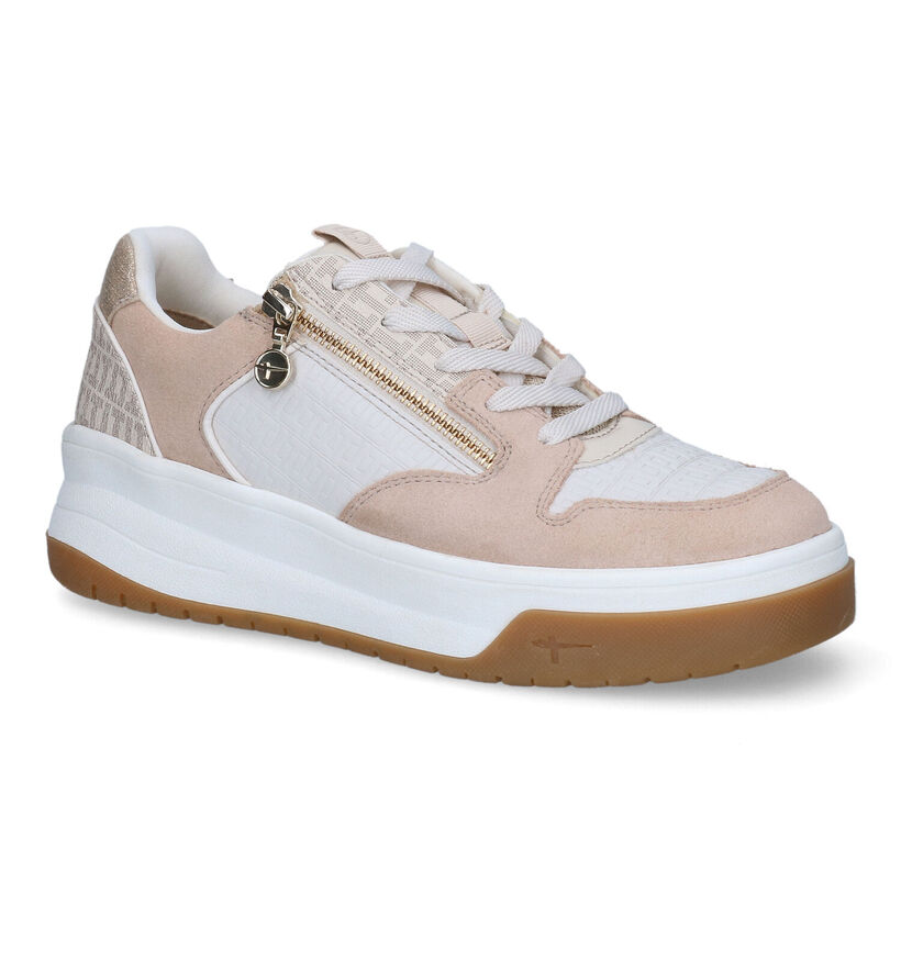 Tamaris Baskets casual en Rose en cuir (313141)