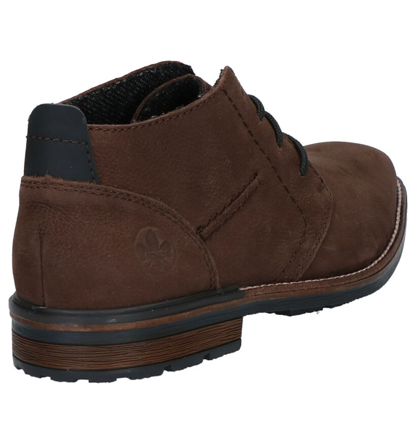 Rieker Chaussures hautes en Brun foncé en nubuck (262161)