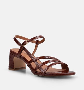 Tamaris Sandalen Zwart/Bruin/Zilver