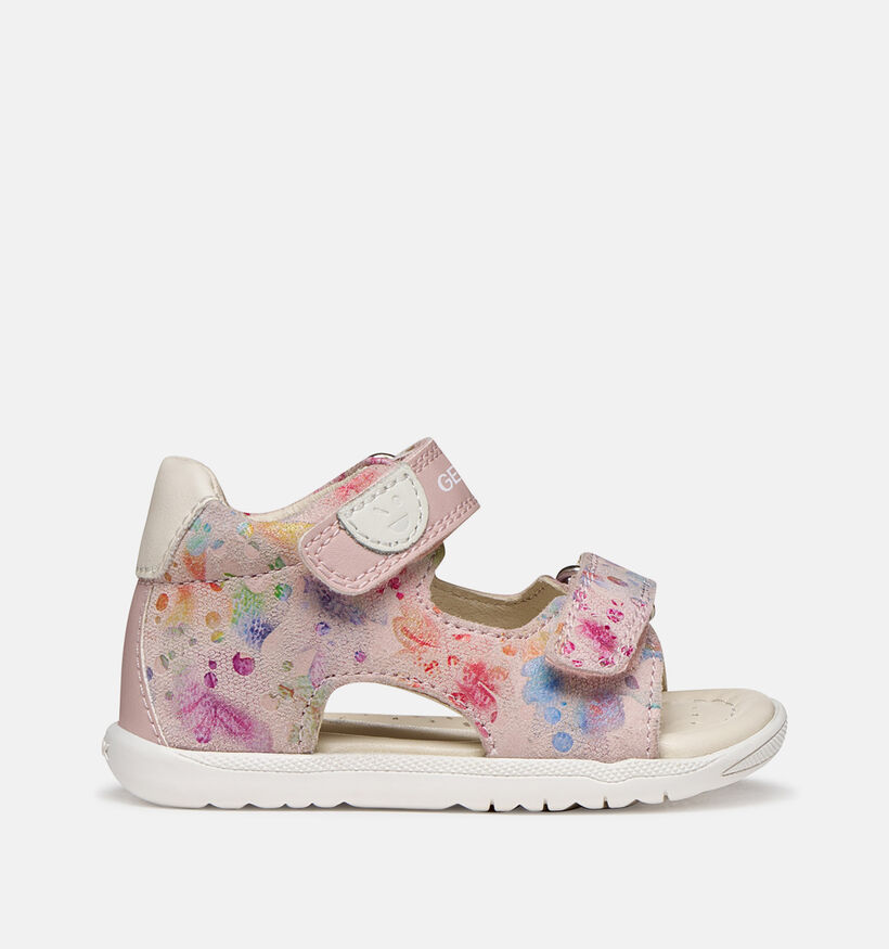 Geox B Sandal Macchia Gir Sandales pour b&eacute;b&eacute; en Rose pour filles (370107)