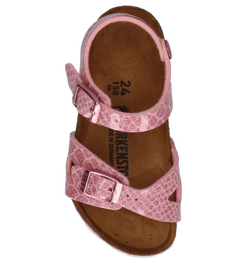 Birkenstock Rio Sandales en Rose pour filles (338101)