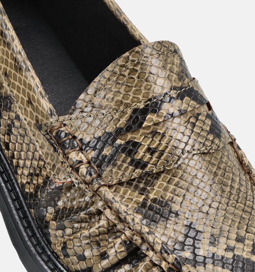 Laurent David Groene Loafers voor dames (380700)