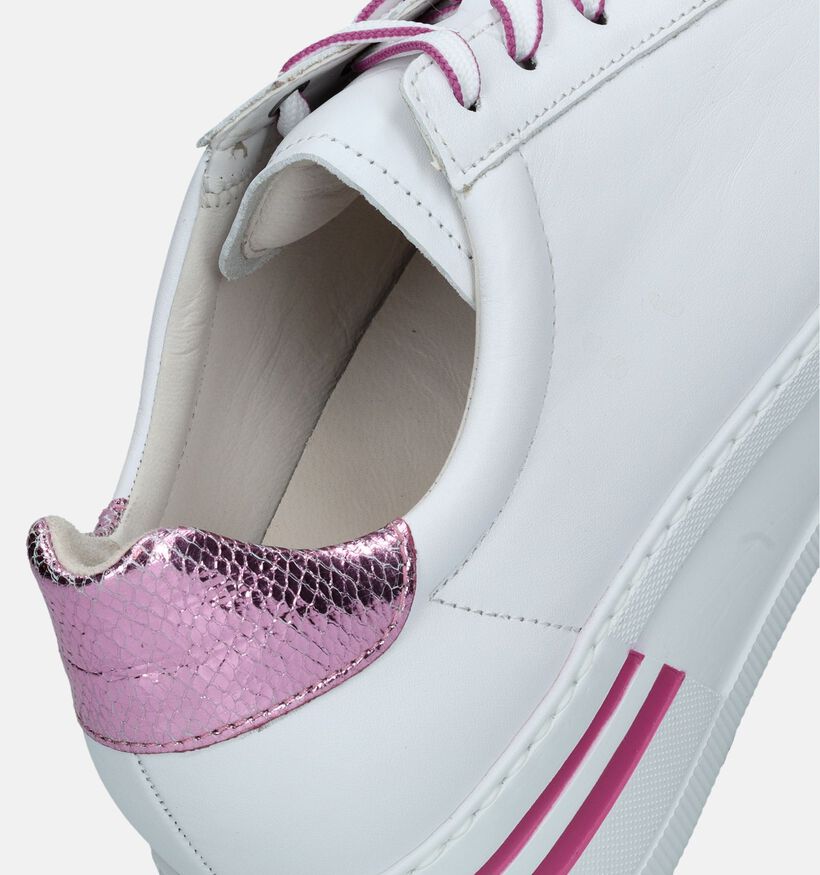 Gabor OptiFit Witte Sneakers voor dames (336152) - geschikt voor steunzolen