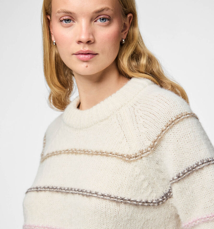 Pieces Nelia Lichtbeige Trui voor dames (361136)