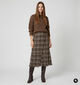 Orfeo Whitney Bruine Geruite Rok voor dames (381653)