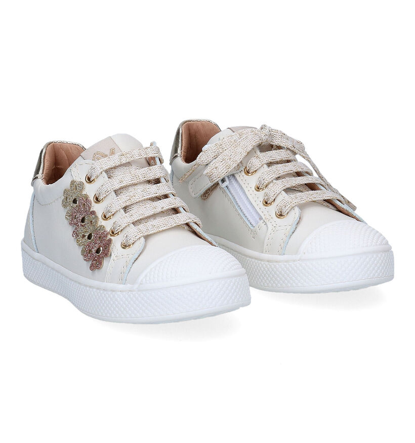 Lunella Witte Sneakers voor meisjes (302628) - geschikt voor steunzolen