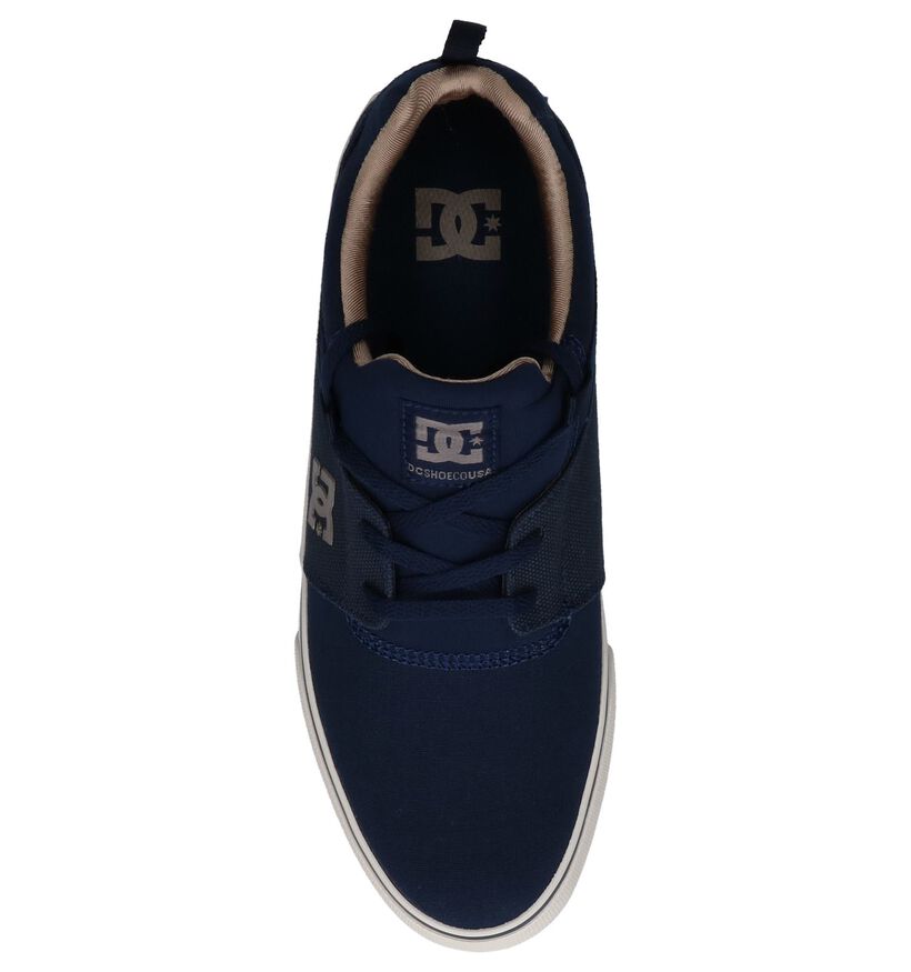 Slip-on Sneakers Donkerblauw DC Shoes Heathrow V TX in stof (210580)