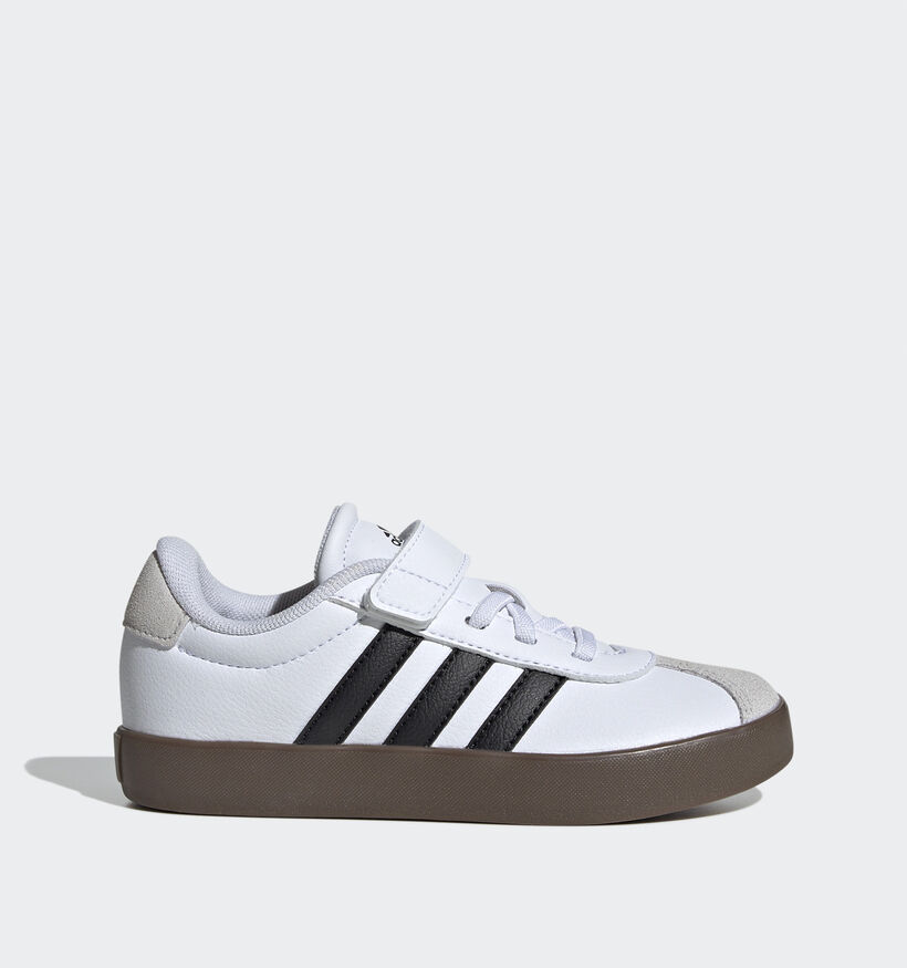 adidas VL Court 3.0 Baskets en Blanc pour filles, garçons (350103)