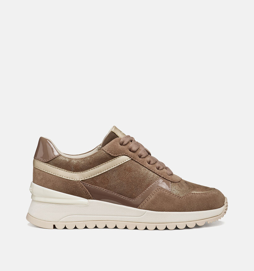 Geox Desya Bruine Sneakers voor dames (376385) - geschikt voor steunzolen