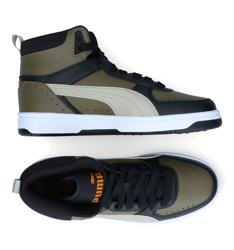 Puma Rebound Joy Baskets en Bleu en simili cuir (311266)