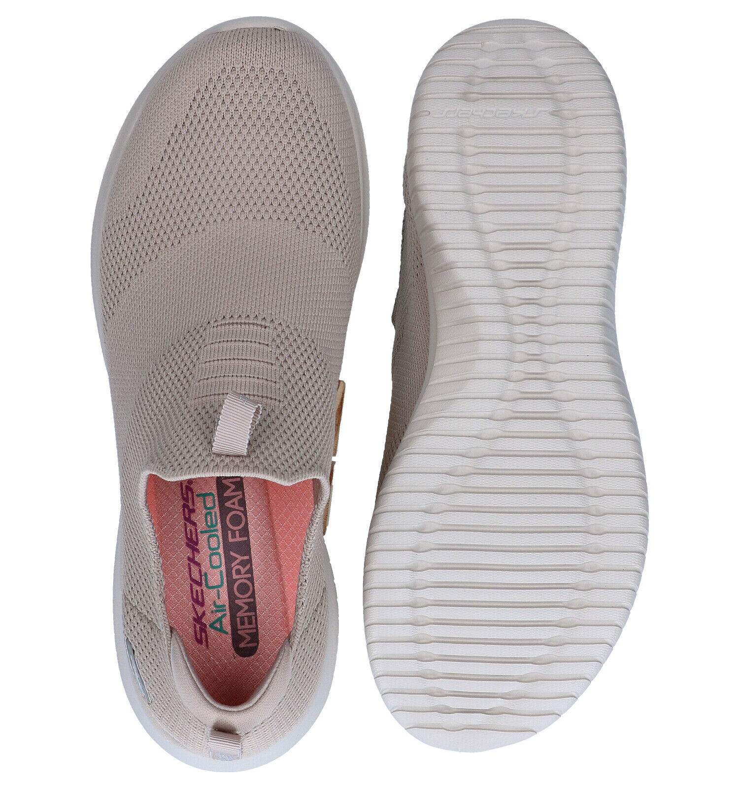 Skechers ultra flex first take taupe online