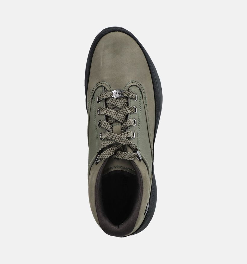 Timberland Euro Grid Baskets Mid en Vert/Noir pour hommes (378145) - pour semelles orthop&eacute;diques
