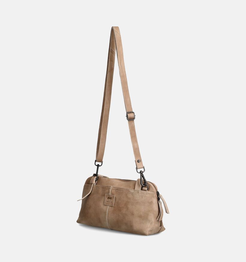Bear Design Sac &agrave; bandouli&egrave;re en Beige pour femmes (375809)