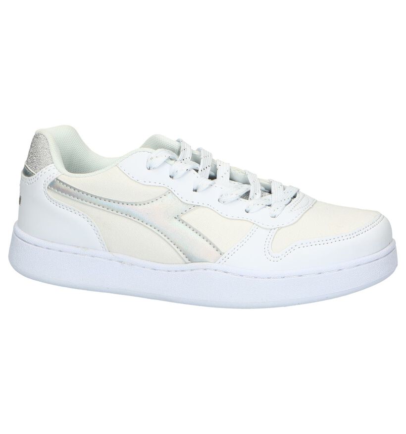 Diadora Playground Witte Sneakers in kunstleer (267943)