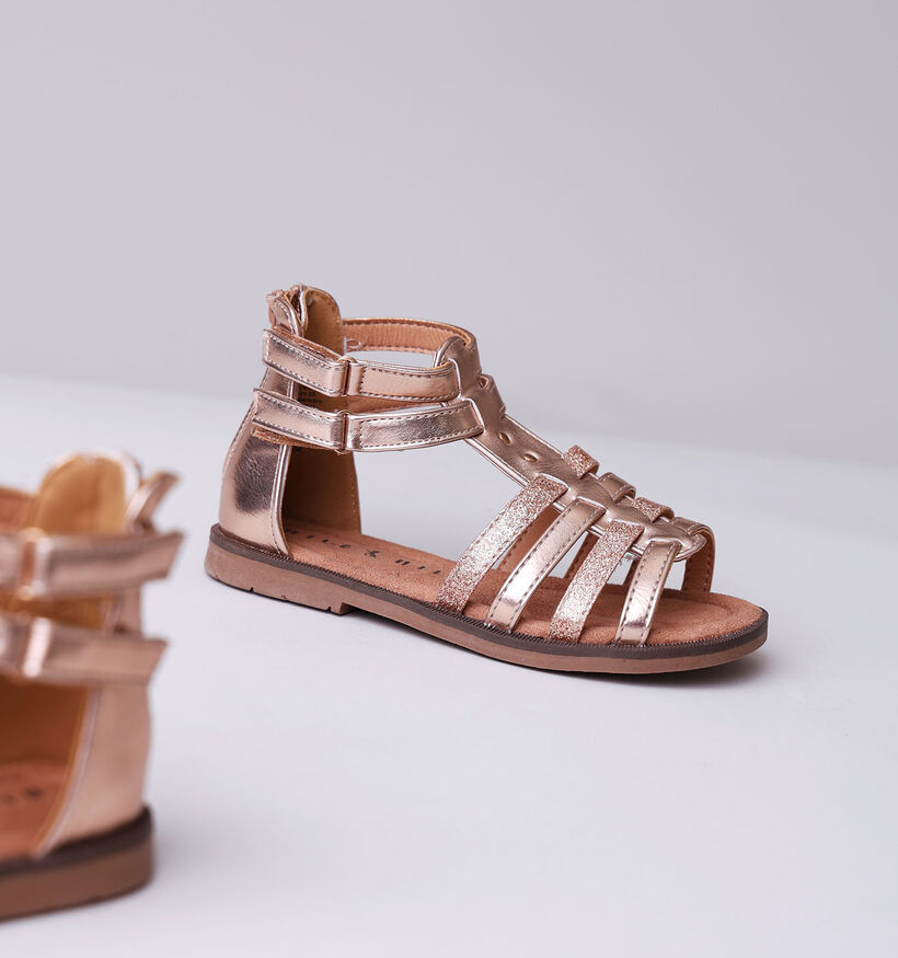 Milo & Mila Rose gold Sandalen voor meisjes (340781)