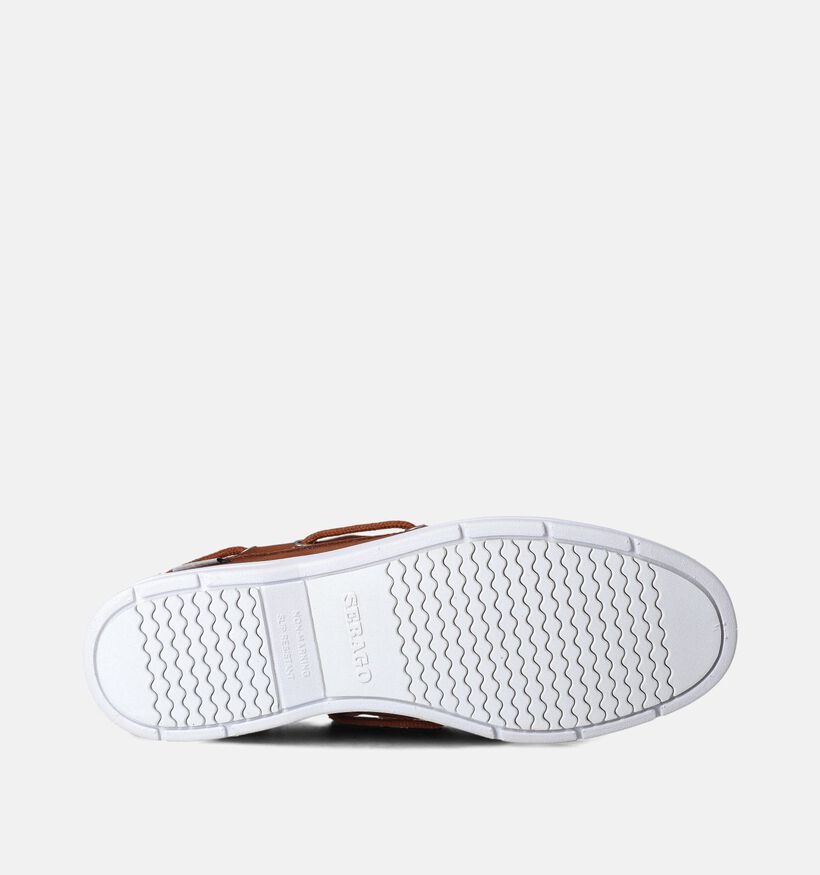 Sebago Dockside Oakfield Cognac Bootschoenen voor heren (353804) - geschikt voor steunzolen