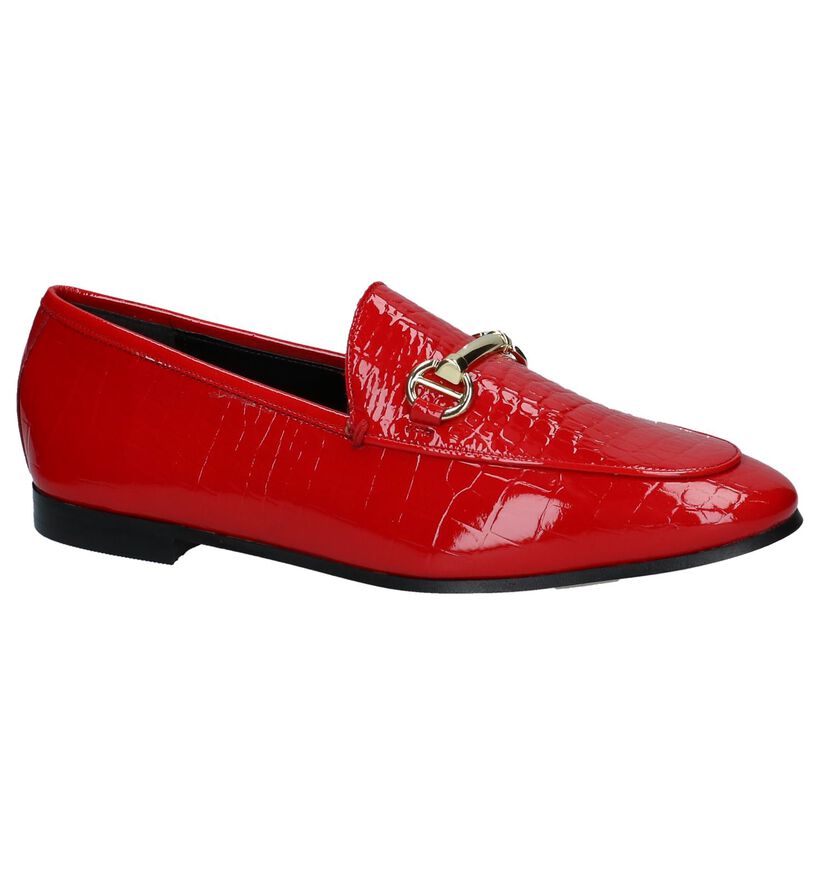 Rode Laké Loafers Dune Guilt in lakleer (223096)