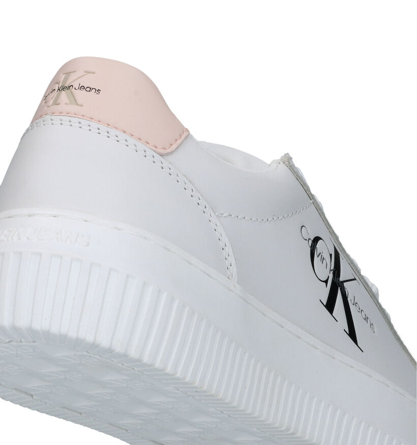 Calvin Klein Chunky Cupsole Witte Sneakers voor dames (318620)