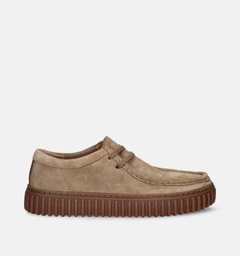 Clarks Chaussures plates Beige/Bleu