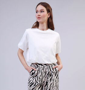Vero Moda Penny Witte Cropped T-shirt voor dames (358790)