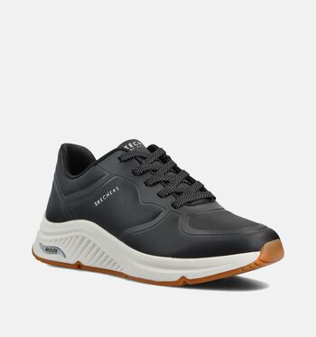 Skechers Memory Foam Low Baskets Noir/Blanc