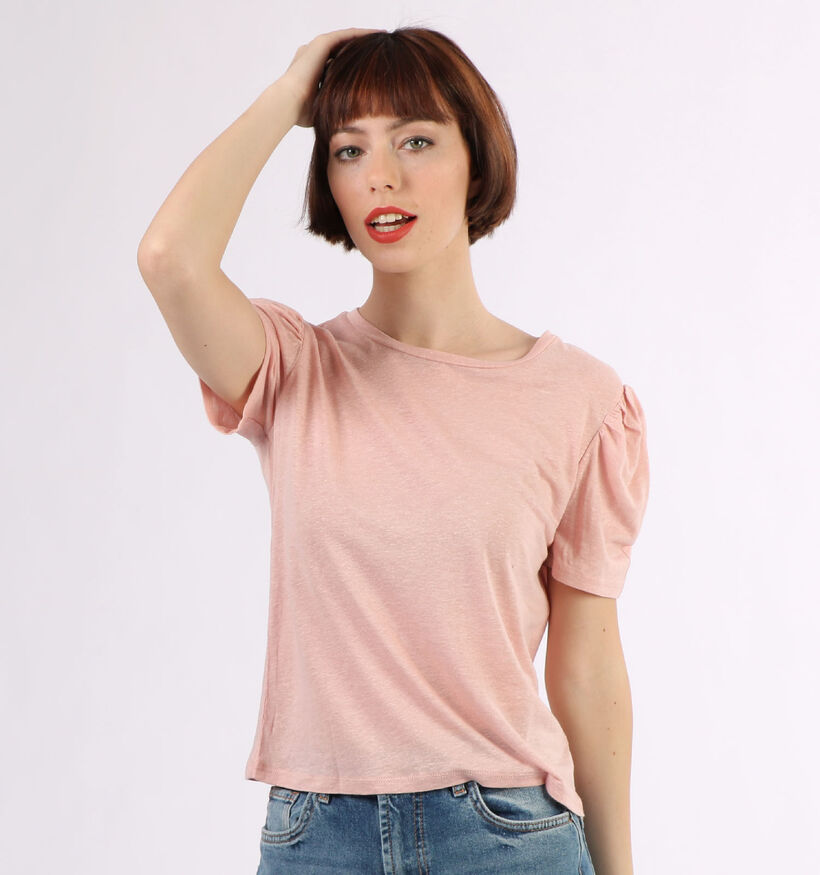 Van Der Rock T-shirt en Rose (299466)