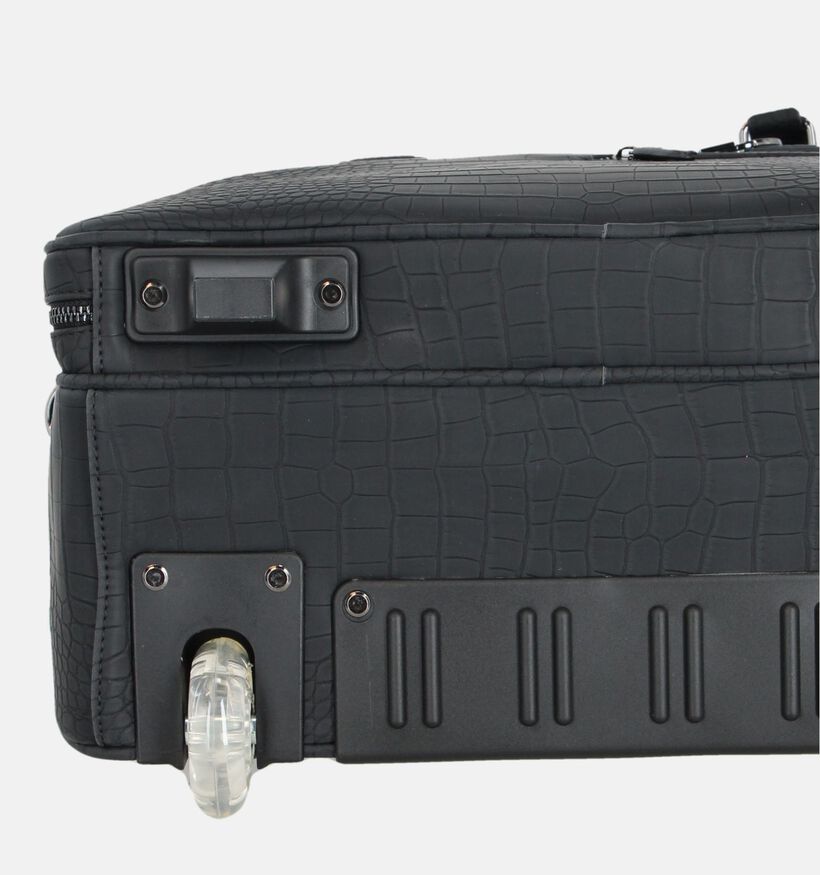 Olivia Lauren Matteo Sac ordinateur Trolley Croco en Noir pour femmes (384022)