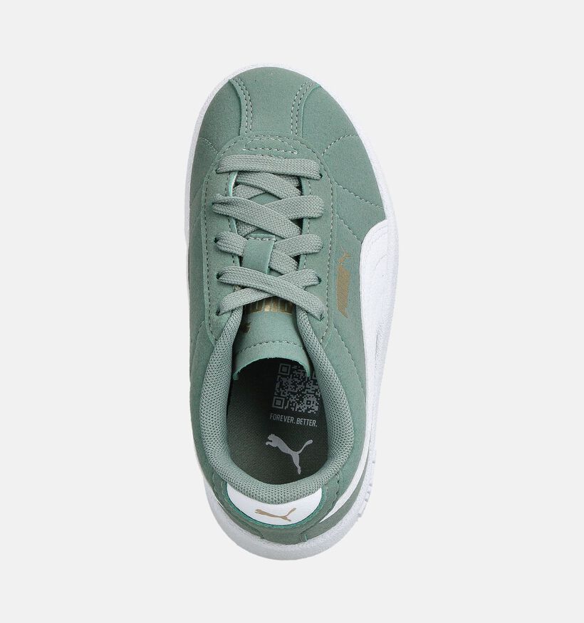 Puma Club II Groene Sneakers voor jongens, meisjes (359178) - geschikt voor steunzolen
