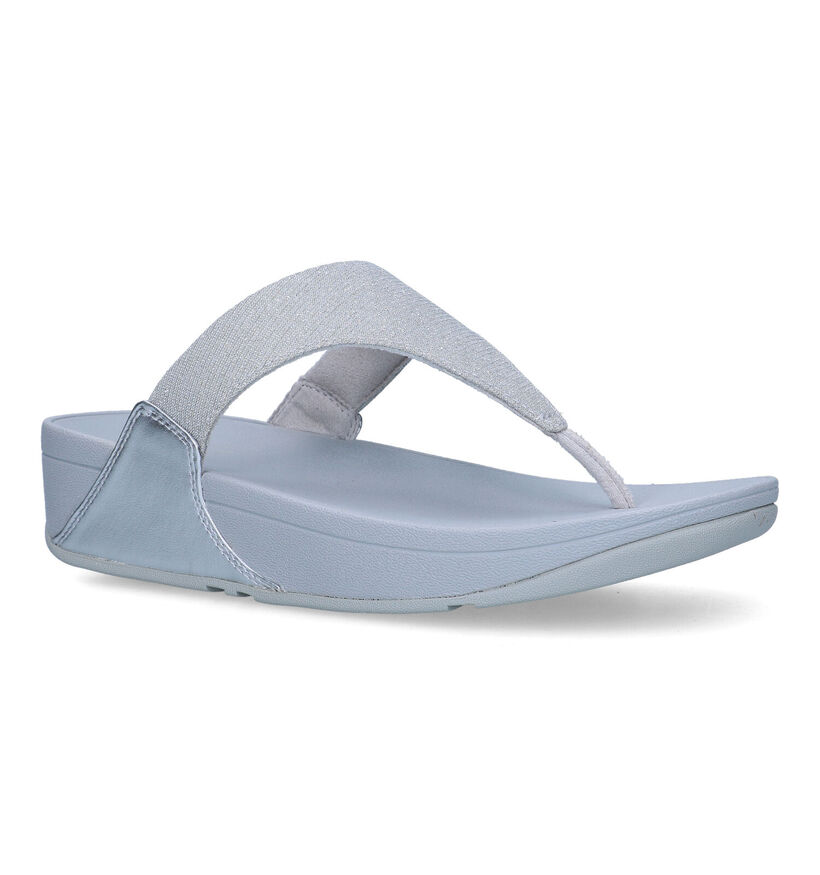 FitFlop Lulu Toepost Zwarte Teenslippers voor dames (353816)