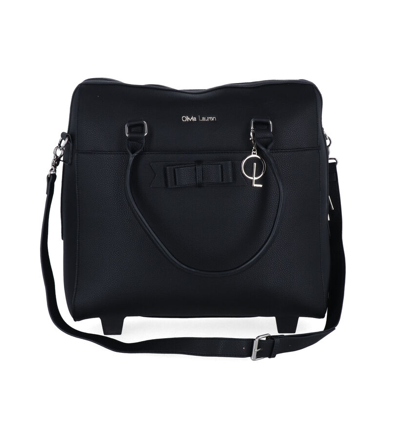 Olivia Lauren Galaxy Sac à roulettes en Noir en simili cuir (322440)