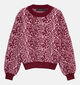Vero Moda Nancy Pull en Rouge/Rose pour femmes (377554)
