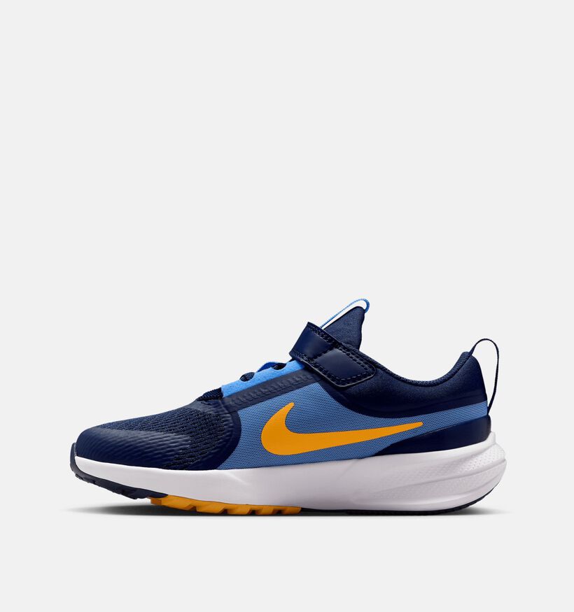 Nike Star Runner 5 Baskets en Bleu pour filles, gar&ccedil;ons (367285) - pour semelles orthop&eacute;diques