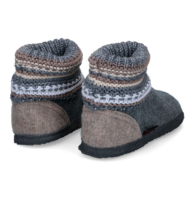 Giesswein Kiel Pantoufles hautes en Bleu pour femmes (349152)